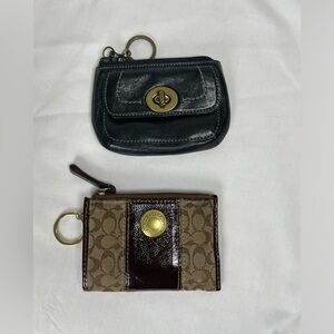 Coach 2 Card Holder Lot